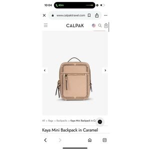 CalPak Kaya Mini‎ Backpack in Camel